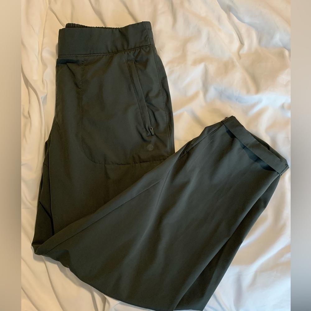 Cuffed straight leg Athletic pants
